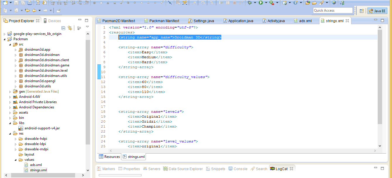Droidman 3D Documentation