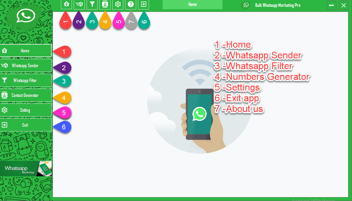 C#.Net 2015 and based on Whatsapp Web, it allows sending bulk WhatsApp mess...