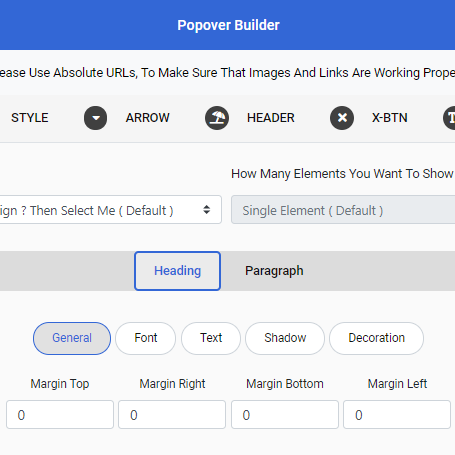 Bootstrap Popover Responsive jQuery Plugin with buider