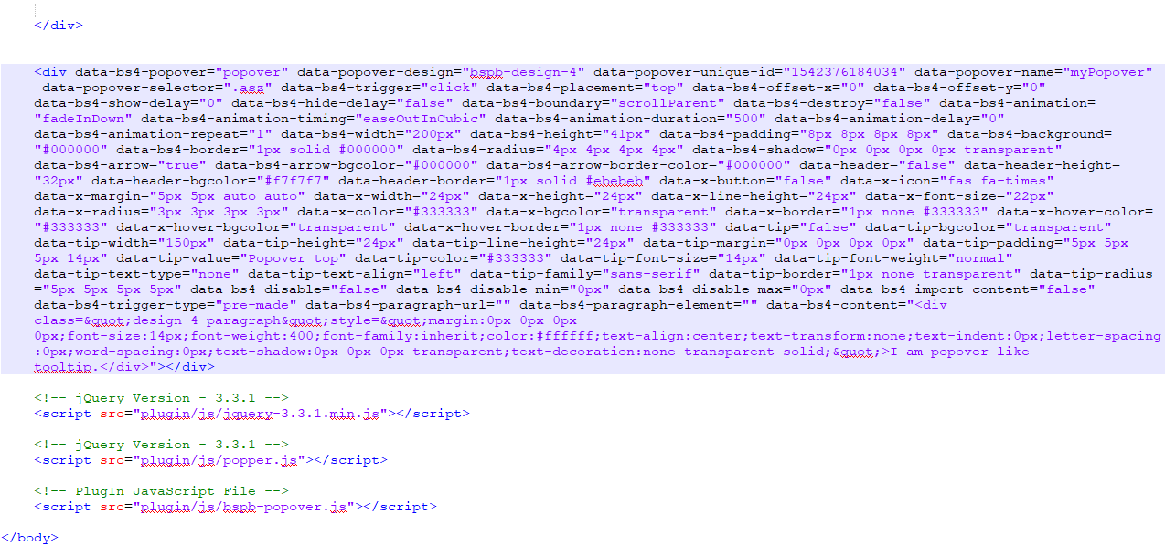 Documentation (jQuery)